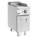 Produktbild: Elektro-Grillplatte mit Unterschrank 5,4 kW geriffelt 50 - 300 °C Edelstahl