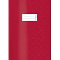 Produktbild: HERMA Heftumschlag mit Baststruktur weinrot Kunststoff DIN A4 (4008705074506)