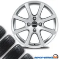 Produktbild: 4x Alu Ganzjahresreifen Kompletträder für Audi 80/90 Reifen 205/55R16 Goodyear