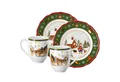 Produktbild: Hutschenreuther Geschirr-Set Hutschenreuther Happy Wintertime Set, Porzellan, Porzellan