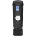 Produktbild: YourCasa Regentonne [CircleTower] 110L mit Standfuss, Deckel & Wasserhahn - Regenfass Frostsicher aus Kunststoff - Regenwassertonne - Regenwassertank Garten Wassertank Regensammler (Anthrazit)