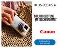 Produktbild: Canon IXUS 285 HS - Digitalkamera - 20,2 MP CMOS - Display: 7,62 cm/2,3