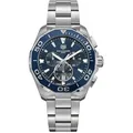 Produktbild: Tag Heuer Aquaracer Herrenuhr silber blau CAY111B.BA0927