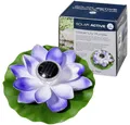 Produktbild: FIAP GmbH Gartenleuchte FIAP 3206-2 SOLAR ACTIVE WaterLily Purple Solar-Dekoleuchte LED LED