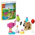 Produktbild: LEGO 30715 Creator Niedliche Tiere Feiern Geburtstag, Flamingo und Löwe