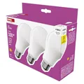 Produktbild: EMOS LED Lampe A60-Birne 3er Pack, 13W Ersatz für 100W Glühbirne, klassische Birne mit E27 Sockel, Helligkeit 1521 lm, Neutralweiß 4000 K, 30000 h Lebensdauer, CRI min. 80, 180° Abstrahlwinkel