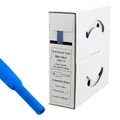 Produktbild: Offgridtec 5m Schrumpfschlauch mit Kleber 6,4mm > 3,2mm Schrumpfrate, Dual-Wand, Halogenfrei, Flammhemmend, Wasserdichte Kabelisolierung, Leicht zu Schneiden, Inklusive Spenderbox, blau
