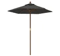 Produktbild: vidaXL Sonnenschirm Sonnenschirm mit Holzmast Anthrazit 196x231 cm