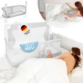 Produktbild: BabybeFun Beistellbett Baby [Stillen im eigenen Elternbett] Babybett für Boxspringbett und normales Bett mit Überrollschutz [Extra Sicher]