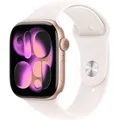 Produktbild: Apple Watch S11 Aluminium 46mm Rosegold (Sportarmband blassrosa) M/L
