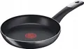 Produktbild: Tefal Hard Titanium Essential Bratpfanne, schwarz, 24 cm, Aluminium, langlebig