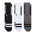 Produktbild: Stance Crew Socken - The OG - 3er Pack (Schwarz/Weiß, Mittel)