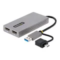Produktbild: StarTech.com USB TO DUAL HDMI ADAPTER - Kabel Digital/Daten Digital/Display/Video