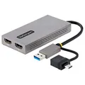 Produktbild: 107B-USB-HDMI StarTech.com USB HDMI Dual Monitor Adapter A/C auf (1x 4K30Hz  ~D~