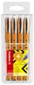 Produktbild: Stabilo Tintenroller Tintenschreiber worker+ medium 0,5 mm etui mit 4 Stiften