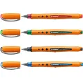Produktbild: STABILO worker®+ Tintenroller orange 0,5 mm, Schreibfarbe: farbsortiert, 4...