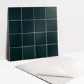 Produktbild: Selbstklebende PVC-Fliesen Wand- und Bodenpaneel Flaschengrünes Mosaik