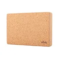 Produktbild: Bodhi Yoga Block Flach | Yogablock aus Kork | Zubehör für Yoga & Pilates | 100% Natürliche Yogaplatte | Langlebiger Schulterstandblock | Yogaklotz für Anfänger & Fortgeschrittene
