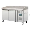 Produktbild: Polar Serie G 2-Türiger Pizzakühltisch Mit Marmorfläche 428L