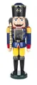 Produktbild: Nussknacker König blau-gelb BxHxT = 13x39x9,5 cm NEU Nußknacker Holzfigur