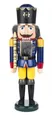 Produktbild: Nussknacker König blau-gelb BxHxT = 13x39x9,5 cm NEU Nußknacker Holzfigur