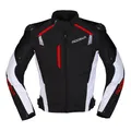 Produktbild: Modeka Lineos Motorradjacke Herren (schwarz/weiß/rot) Gr: XXL