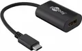 Produktbild: Wentronic goobay - Externer Videoadapter - USB-C - HDMI - Schwarz (38532)