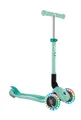 Produktbild: Globber Scooter für Kinder mit Leuchtrollen Junior Foldable Lights mint/blau