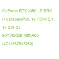 Produktbild: GeForce RTX 3050 LP-BRK (1x DisplayPort, 1x HDMI 2.1, 1x DVI-D) 90YV0KQ0-M0NA00