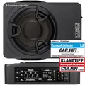 Produktbild: Hifonics Untersitz-Aktiv-Subwoofer 300 Watt Aktiv flach Auto Verstärker ZRX200A