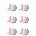 Produktbild: PUMA 18 Paar Unisex Quarter Socken Sneaker Gr. 35-49 für Damen Herren Füßlinge, Farbe:395 - prism pink, Socken & Strümpfe:39-42