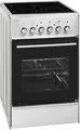 Produktbild: Exquisit ECM 5-4 IBZ EEK: A Elektro-Standherd mit Glaskeramikfeld, 49 cm breit, 47 L, inox (0480043)