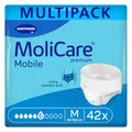 Produktbild: MoliCare premium Mobile 6 Tropfen Größe M, Inkontinenzhosen für Frauen und Männer mit mittlerer Inkontinenz, extra Auslaufschutz, fortschrittlicher Hautschutz, verbesserte Passform, 42 Stück