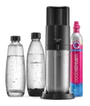 Produktbild: SodaStream E-DUO Wassersprudler Titan Inkl. 1l Glasflasche,1l Kunstst.Flasche & CO2 Zyl.