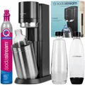 Produktbild: NEU SodaStream Wassersprudler E DUO Titan Quick Connect Glasflasche Set