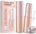 Produktbild: Mini Rasierer Damen Gesichtshaarentferner für Frauen Aufladbar 1x Ersatzköpfe