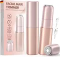 Produktbild: Gesichtshaarentferner für Frauen mit 1 Ersatzkopf: Aufladbarer Mini Rasierer