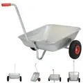 Produktbild: Schubkarre Einhandkarre Traglast 100 kg Volumen 75 L Luftreifen Friedhofskarre Gartenkarre