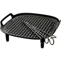 Produktbild: Philips Home HD9926/00 Grillkit Schwarz, Metall