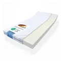 Produktbild: MSS e.K., Topper Kaltschaum-Topper mit umliegenden Reißverschluss, 10 cm hoch, abnehmbarer Bezug weiß 180 cm x 200 cm x 10 cm