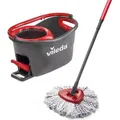Produktbild: Vileda Turbo Set Mop 167751 Turbo Mopp und Eimer Set 3in1 Mikrofaserbox - Schwarz/Rot