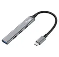 Produktbild: Equip USB-Verteiler Equip 128961 USB-Hub 4 Port USB-A USB 3.1 Gen1 5 GBit/s mit USB-C® Ste