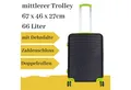 Produktbild: MONOPOL® Hartschalen-Trolley mittlerer ABS Hartschalentrolley Santorin schwarz grün