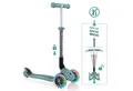 Produktbild: authentic sports & toys Dreiradscooter 432-306-MYT GLOBBER PRIMO FOLDABLE LIGHTS mint, mit