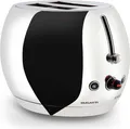 Produktbild: BUGATTI - Romeo, Multifunktions-Design-Toaster aus Edelstahl, 7 Röststufen, 4 Funktionen, ohne Zange, 870-1035 W, Edelstahlfarbe