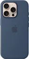 Produktbild: Apple - Hintere Abdeckung für Mobiltelefon - kompatibel mit MagSafe - Silikon - Denim - für iPhone 16 Pro (MYYK3ZM/A)