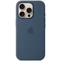 Produktbild: iPhone 16 Pro Silicone Case with MagSafe - Denim - Blau