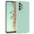 Produktbild: EAZY CASE - Silikonhülle für Galaxy A33 5G Hülle Silikon Case Grün weich stoßfeste Handyhülle Schutzhülle mit Kameraschutz Dünn Premium Schutz Cover TPU Phone Bumper in Pastell Mintgrün Matt