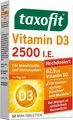 Produktbild: TAXOFIT Vitamin D3 2500 I.E. Tabletten 50 St