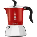 Produktbild: Bialetti Fiammetta Moka Kaffeekocher - Für offene Flamme/Elektroherd - Geeignet für 4 Tassen - Rot